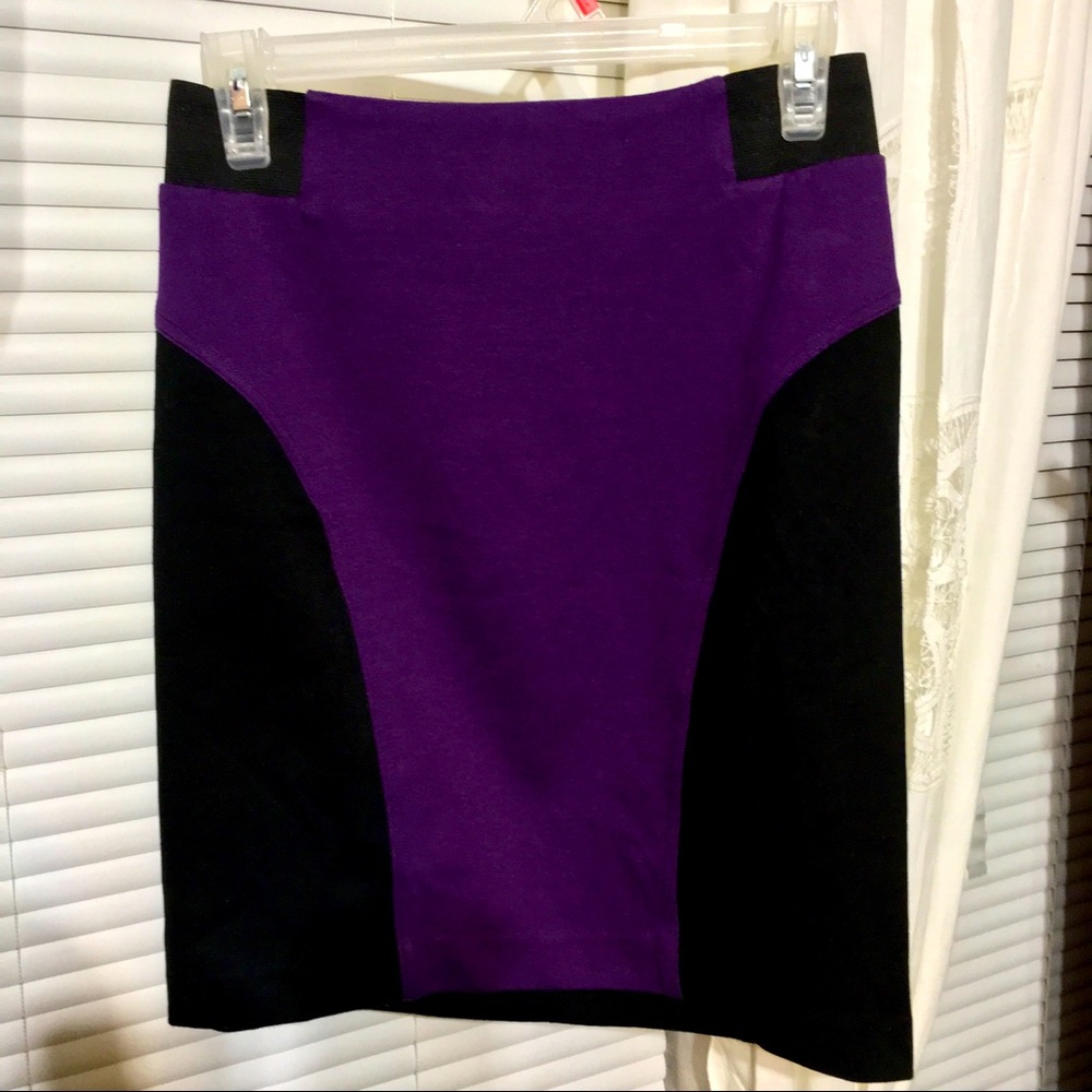 Michael Kors knit color block skirt sz 2
